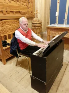 Area musician, antique organ brought together
